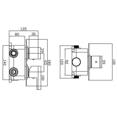 KARAG Delos CFL04A Μίκτης Ντουζιέρας Εντοιχισμού 5 Δρόμων