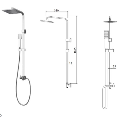 Karag VIKY C6030 Στήλη Ντουζιέρας Χωρίς Μπαταρία