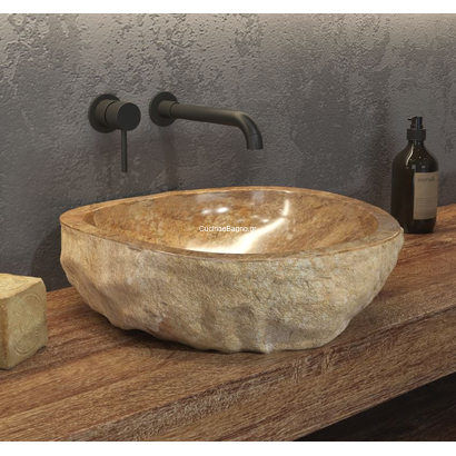 Karag ONYX SPSO SUNSET 40-45x17 Νιπτήρας Πέτρινος Επιτραπέζιος