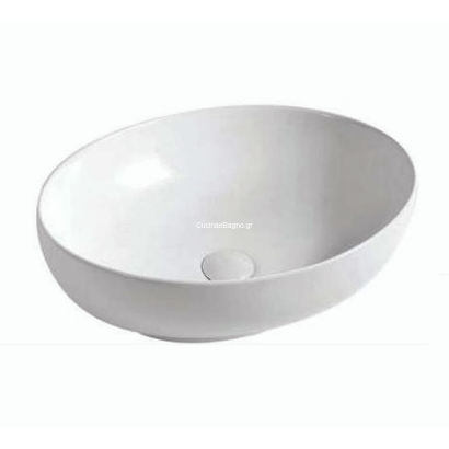 Gloria Vista 51x39 Νιπτήρας Επιτραπέζιος Πορσελάνης 83-8641