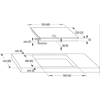 Gorenje Κεραμική Εστία Classico Μπεζ EC642CLI-730791