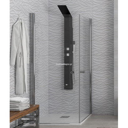 Karag S28 85x85x190 Cm Καμπίνα Ντουζιέρας Τετράγωνη Ανοιγόμενη