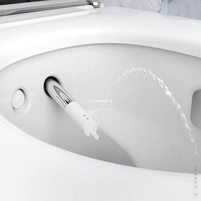 Geberit Aquaclean Mera Comfort Λευκό Λεκάνη Κρεμαστή Με Soft Close Κάλυμμα
