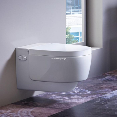 Geberit Aquaclean Mera Comfort Λευκό Λεκάνη Κρεμαστή Με Soft Close Κάλυμμα