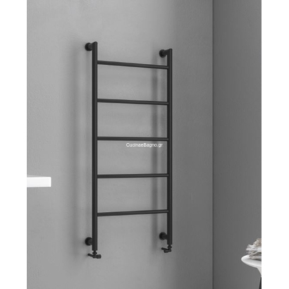 Karag Design 6-1200 Nero 56x120 Μαύρο Θερμαντικό Σώμα Μπάνιου
