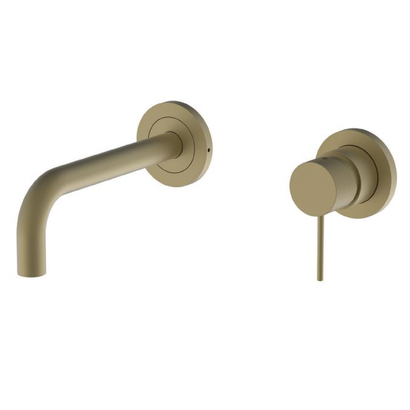 Teorema Lab Soft Brass Μπαταρία Νιπτήρα Επίτοιχη Εντοιχισμού 323181