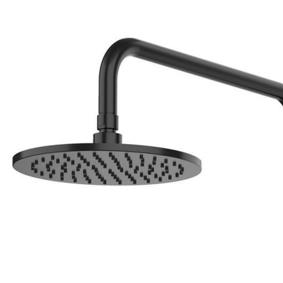 Moon Shower Στήλη Ντους Inox Nero Matt Με Θερμοστατική Μπαταρία 45309MB
