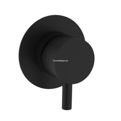 Teorema Jabil Black Matt Μείκτης Εντοιχισμού Μαύρος 6373080