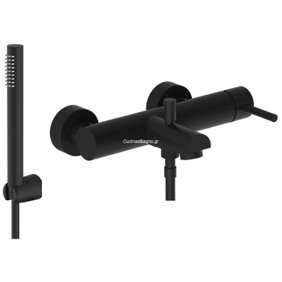 Teorema New Jabil Black Matt Μπαταρία Μπάνιου Μαύρη 6373152