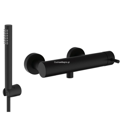 Teorema New Jabil Black Matt Μπαταρία Ντουζιέρας Μαύρη 6373200