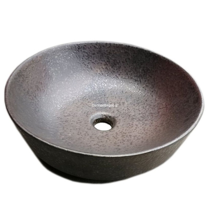 GLORIA Solante-6 42x42 Νιπτήρας Επιτραπέζιος Dark Copper 86-8428