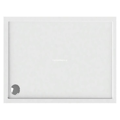 Karag New Flat 4 Ντουζιέρα 80x100 Ακρυλική Ορθογώνια