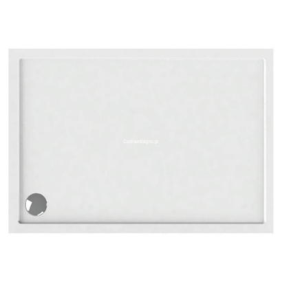 Karag New Flat 6 Ντουζιέρα 80x110 Ακρυλική Ορθογώνια