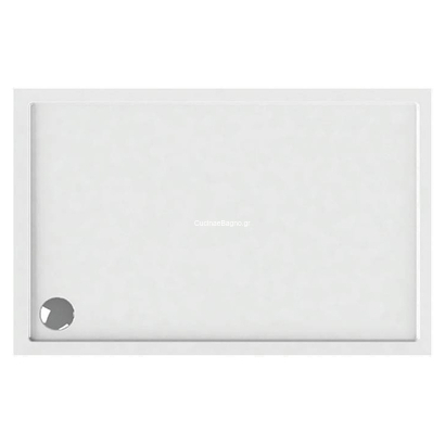 Karag New Flat 8 Ντουζιέρα 80x120 Ακρυλική Ορθογώνια