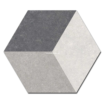 Traffic Exagon 3D 22x25 Porcellanato Διακοσμητικό Εξάγωνο