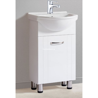 Gloria Danza 40x34 Έπιπλο Μπάνιου Δαπέδου Λευκό Κάτω Μέρος set-0121