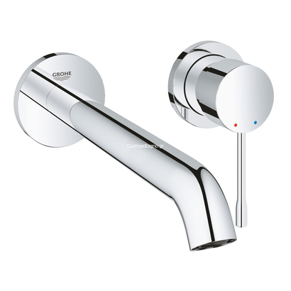 Grohe Essence L-Size 29193001 Χρωμέ Μπαταρία Νιπτήρος Εντοιχιζόμενη Εξωτερικό Μέρος