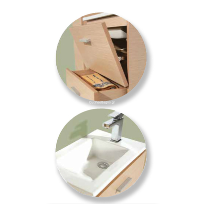 ProBagno 629 55x33 Έπιπλο Μπάνιου Κρεμαστό