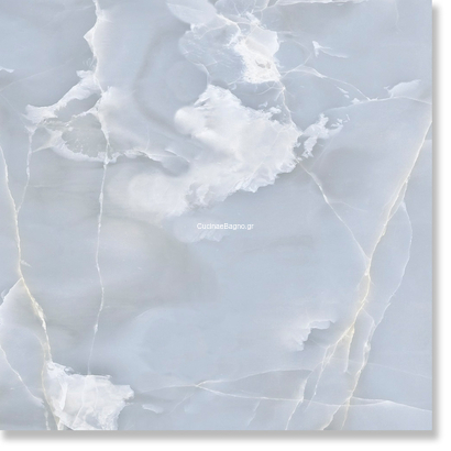Shine Azzuro Γυαλιστερό 60x60 Rettificato Γρανιτοπλακάκι Δαπέδου