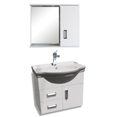 Gloria Damo Up 60x42 White Έπιπλο Μπάνιου Κρεμαστό set-0127