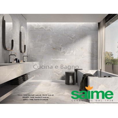 Shine Perla Γυαλιστερό 60x120 Rettificato Γρανιτοπλακάκι Δαπέδου