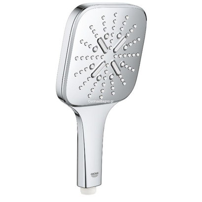 Grohe 26582000 Chrome Ντους Χειρός 3 Σπρέι Rainshower SmartActive Cube 130