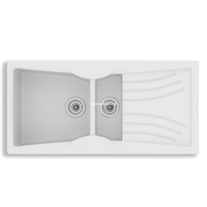 Sanitec 329 Libra 104x50 Νεροχύτης Γρανίτης Ένθετος & Υποκαθημενος