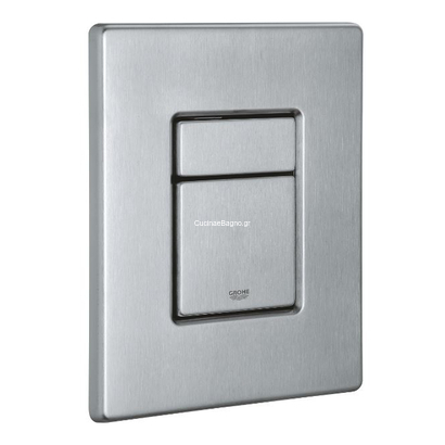 Grohe 38732SD0 Μεταλλική Ανοξείδωτη Skate Cosmopolitan Πλακέτα Καζανακιού Διπλής Λειτουργίας Αναστρεφόμενη