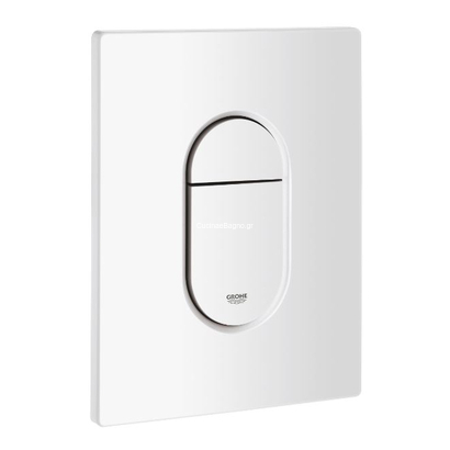 Grohe 38844SH0 Λευκή Arena Cosmopolitan Πλακέτα Καζανακιού Διπλής Λειτουργίας Κάθετη