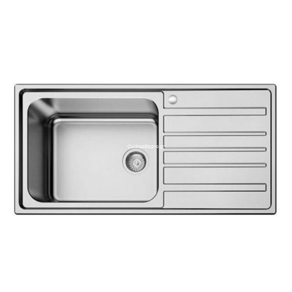 Karag BL821 Ένθετος Νεροχύτης 100x50 Inox Σατινέ