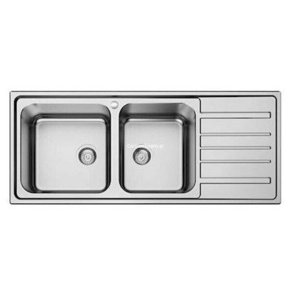 Karag BL822 Ένθετος Νεροχύτης 120x50 Inox Σατινέ