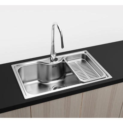 Karag BL 627 Νεροχύτης 80x50 Ανοξείδωτος