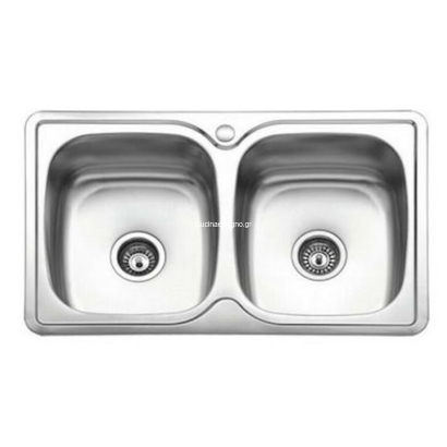 Karag E-54 (BL-812) Ένθετος Νεροχύτης 82x50 Inox Σατινέ