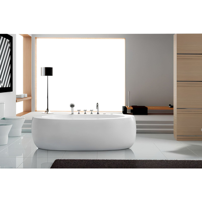 Karag DIANA K-1212 Bianco Lucido189x93 Μπανιέρα Υδρομασάζ Ελεύθερης Τοποθέτησης