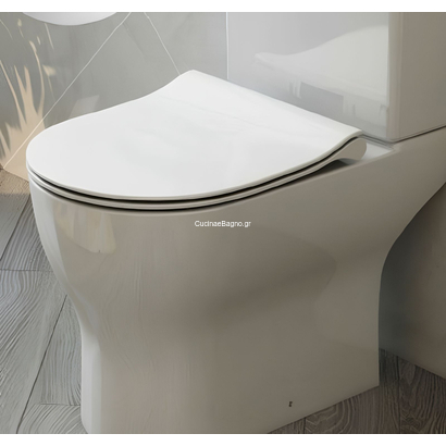 Huida Forte Rimless 60x37 Λεκάνη Με Καζανάκι ΠΣ set-0223