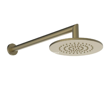 Teorema PROGRAME ONE Soft Brass Βραχίονας & Ντους Κεφαλής Ø20cm 321002