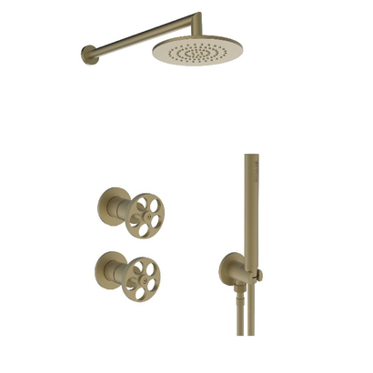 Teorema PROGRAME ONE Soft Brass Σετ Εντοιχισμού Ντουζιέρας