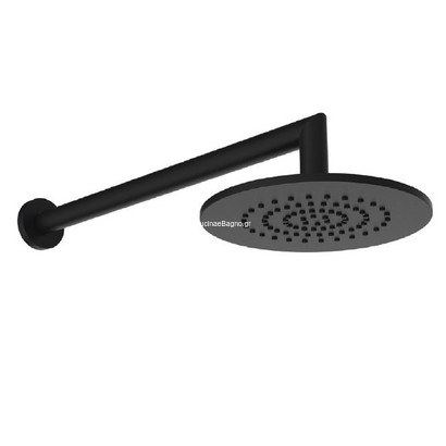 Teorema PROGRAME ONE Black Matt Βραχίονας & Ντους Κεφαλής Ø20cm 631002