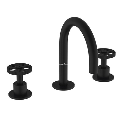 Teorema PROGRAME ONE Black Matt Μπαταρία Νιπτήρα 3 Οπών 631010