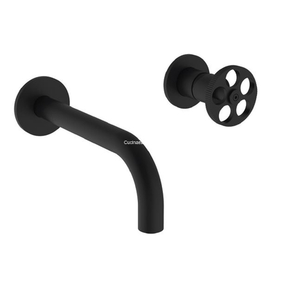 Teorema PROGRAME ONE Black Matt Μπαταρία Νιπτήρα Επίτοιχη Εντοιχισμού 631030