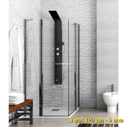 Karag 90x90 Panex 100 Καμπίνα Τετράγωνη Γωνιακή