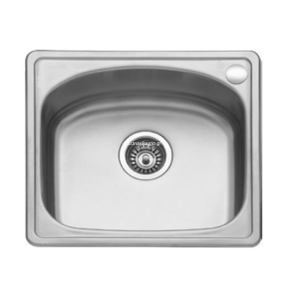 Karag BL 605 Ένθετος Νεροχύτης 49,5x45 Inox Σατινέ