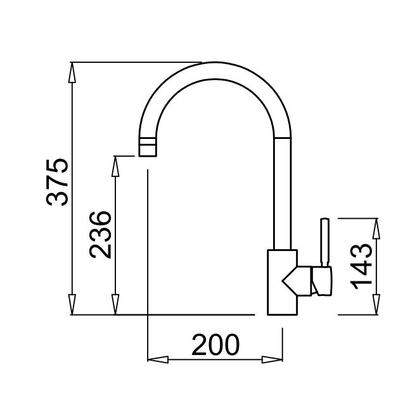 Karag Cloud Chrome Μπαταρία Κουζίνας