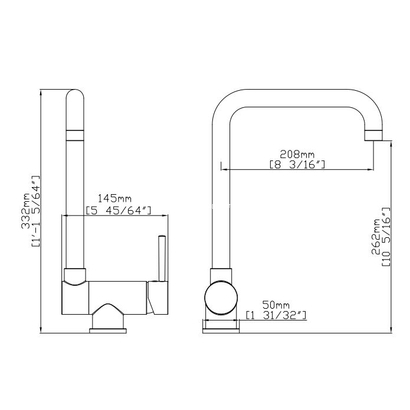 Karag FINESTRA K414 Μπαταρία Κουζίνας Σπαστή