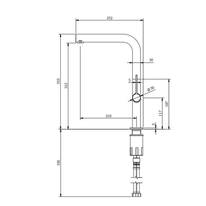 Teorema Lea White Matt Μπαταρία Κουζίνας 608170