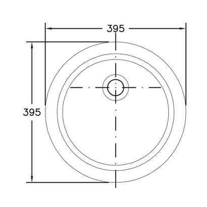 Sanitana Omikron Ø39,5 Νιπτήρας Επιτραπέζιος 275749