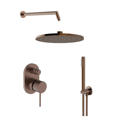 Teorema Lab Bourbon (Χαλκού) Σετ Εντοιχισμού Ντουζιέρας