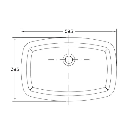 Sanitana Up Νιπτήρας 59,3x39,5 Επιτραπέζιος 275746