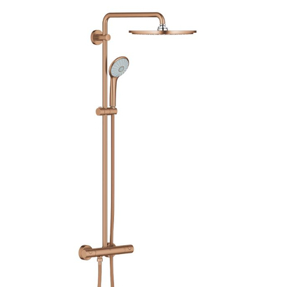 Grohe Euphoria System 310 26075DL0 Brushed Warm Sunset Σύστημα Ντουζ με Θερμοστατική Μπαταρία
