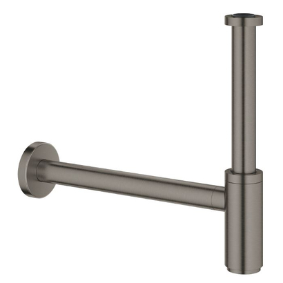 Grohe Σιφώνι 28912AL0 Brushed Hard Graphite Στρογγυλό Νιπτήρα